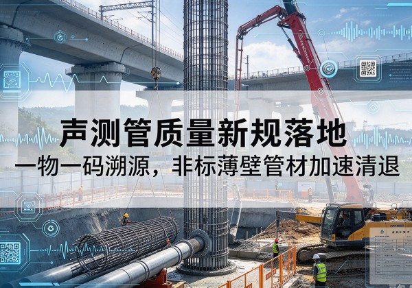 临颍声测管质量新规落地，一物一码溯源，非标薄壁管材加速清退
