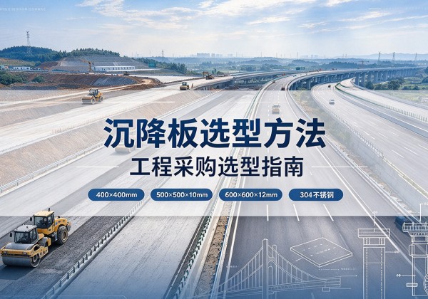 临颍沉降板选择方法